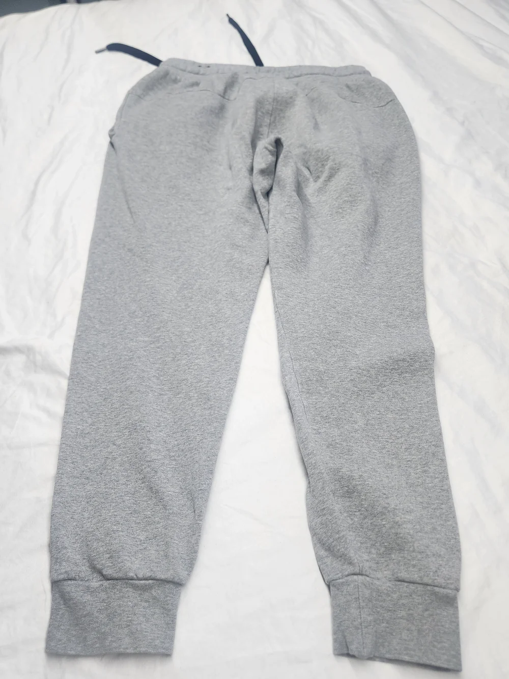 Nike Gray 'NIKE AIR' Logo Track Joggers